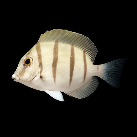 Acanthurus triostegus (Convict Doktersvis) L