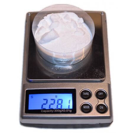 DSR Precision scale 500gr / 0,01gr incl. battery