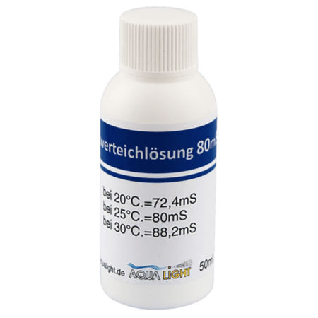Geleidbaarheids-kalibratie-oplossing 80 mS - 50 ml