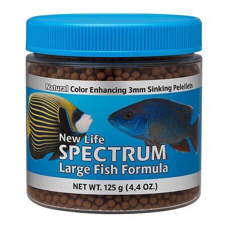 New Life Spectrum - Large Fish 3mm Sinking Salt/Fresh - 125g