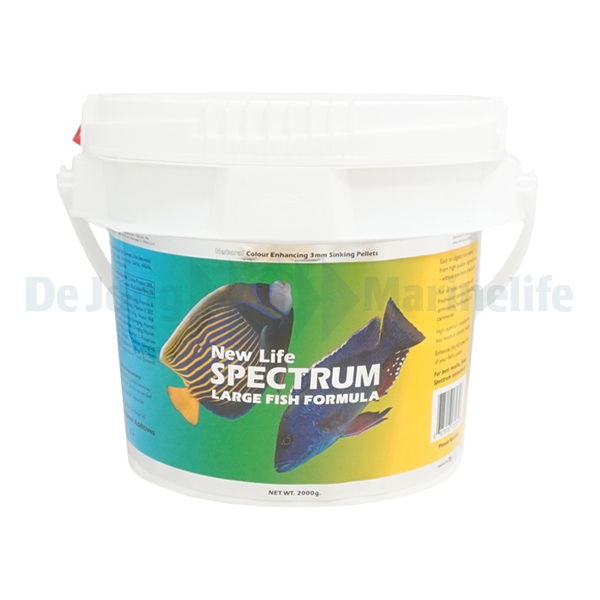 New Life Spectrum - Large Fish 3mm Sinking Salt/Fresh - 2000g