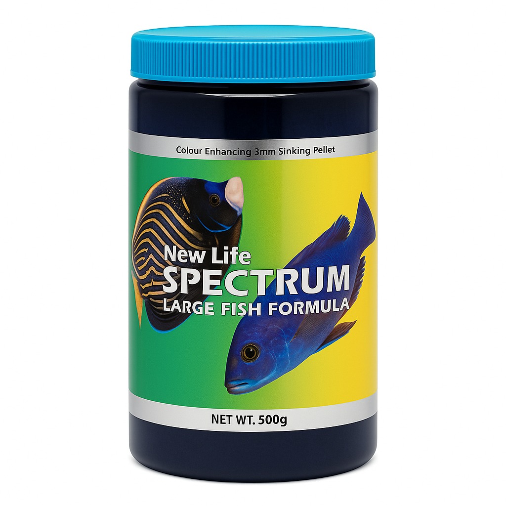 New Life Spectrum - Large Fish 3mm Sinking Salt/Fresh - 500g