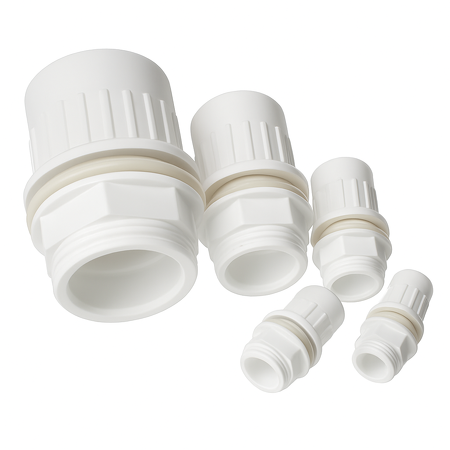 Royal Exclusive - PVC-doorvoer / tankfitting (wit) Ø 40mm