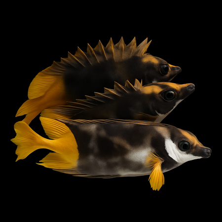 Siganus uspi (Bicolored Foxface) M
