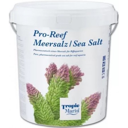 Tropic Marin Pro Reef zee zout - emmer a 25 kg. (750 ltr.) (+ GRATIS PHOS-Feed 300G)