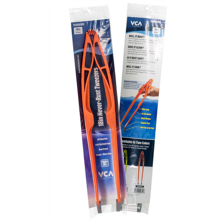 VCA Never-Rust Tweezers - Sunset Orange - 30 cm