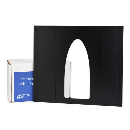 Adaptive Reef - Controller Cabinet Trident Faceplate - Zwart - Quad Slat