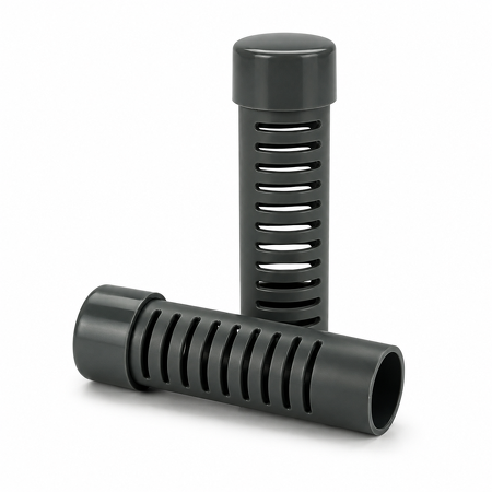 AquaPerfekt Sleufbuis met dop 32 mm, 15 cm lang