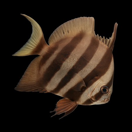 Chaetodipterus faber (Atlantic spadefish) - Tank Bred