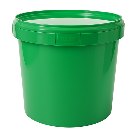 Emmer 18ltr met deksel - Groen