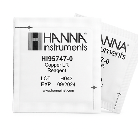 Hanna - Reagents for Copper LR 0.00 to 1,500 mg / l - &plusmn; 100 tests