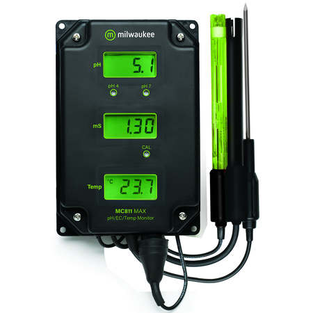 Milwaukee MC811 MAX pH/EC/Temp Monitor